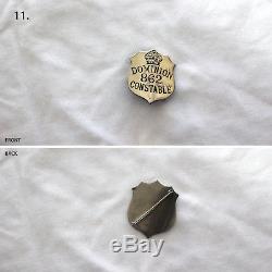 Pre-1919 Unique, Historic Dominion Police Badge Collection (Rare Rare Rare)