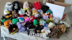 Puffkins Plush Stuffed Animal 1994 Vintage Swibco With Tag Lot of 42 FREE IntShp