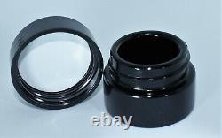 Qty 100 uv glass jar Ultraviolet 5ml Black Wholesale Purple Essential Oils