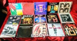 Queen Complete 27 12 Vinyl Singles Collection / Lot + Collector Boxes