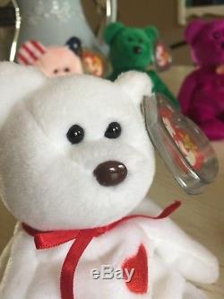 RARE Beanie Baby Bears -Valentino, Valentina, Millenium, Signature Bear and more