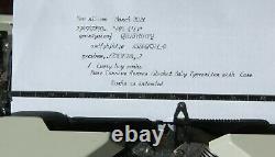 RARE Cursive Hermes Rocket Baby Typewriter with Case, Manual &Type Cleaner WORKS