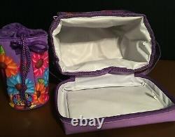 RARE Vintage Lisa Frank Sunflower Kittens Insulated Soft Lunch Bag Tote