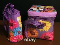 RARE Vintage Lisa Frank Sunflower Kittens Insulated Soft Lunch Bag Tote