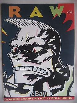 RAW Volumes 1 8 complete with ALL inserts! First Editions ART SPIEGELMAN