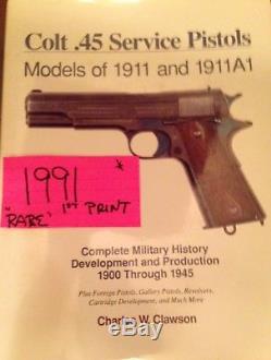 Rare Collection of 5 Charles Clawson Model 1911 Colt Reference Books 1st Edition