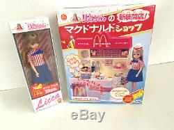 Rare Early 1990's McDonald's Play Set and Licca-chan Doll Both New in Sealed Box