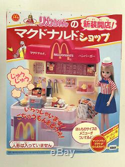 Rare Early 1990's McDonald's Play Set and Licca-chan Doll Both New in Sealed Box