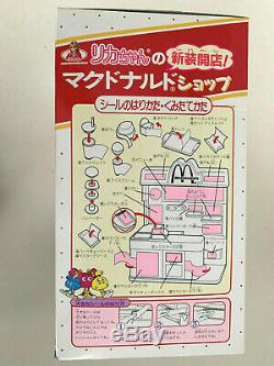 Rare Early 1990's McDonald's Play Set and Licca-chan Doll Both New in Sealed Box