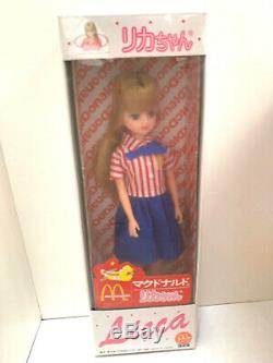 Rare Early 1990's McDonald's Play Set and Licca-chan Doll Both New in Sealed Box