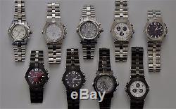 Renato Chronograph Collection. Lot of 9 Watches Total