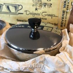 Revere Ware Designer's Group Sugar Cream SET Mid Century TRAY Art Deco + Teapot