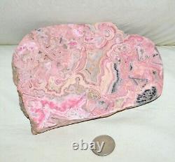 Rhodochrosite Big Chunk withpatterns from Argentina Wholesale 2.20 lbs