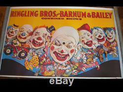 Ringling Bros Barnum & Bailey Combined Circus Private Lot of 14 Posters