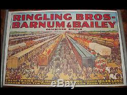 Ringling Bros Barnum & Bailey Combined Circus Private Lot of 14 Posters