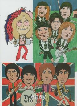 Rockards -WHOLESALE LOT! -Beatles-Hendrix-Led Zep-Dead-Floyd-1st Time Offered