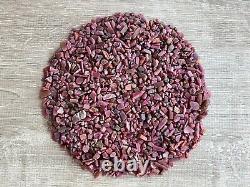 Ruby Semi Tumbled Gemstone Mini Chips 3 10 mm, Wholesale Bulk Lot