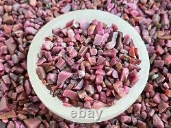 Ruby Semi Tumbled Gemstone Mini Chips 3 10 mm, Wholesale Bulk Lot
