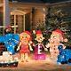 Rudolphs 3d Tinsel Misfit Toy Collection Christmas Decorations (lot Of 6 Items)
