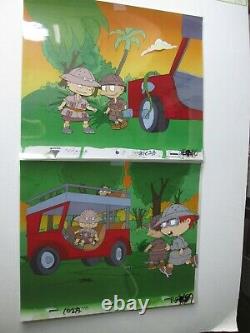 Rugrats Nickelodeon production animation Cel group of 10 cels only $45 each