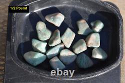 SALE! Tumbled AMAZONITE 1-2 25-35/Lb Green Microcline Gemstone Wholesale