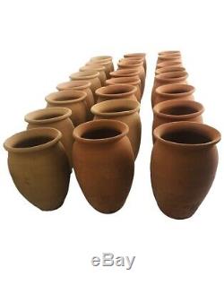 SET OF 24 Jarritos Cantaritos de Barro Mexican Clay cups Party pottery Wholesale