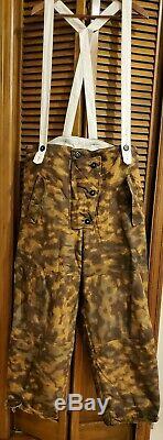 SM Wholesale WWII German Elite Blurred Edge Camo Jacket Parka Pants Trousers