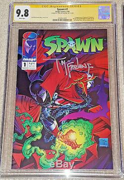 SPAWN #1 2 3 4 5 CGC 9.8 SS SIGNED McFARLANE LOT ALL NM/MT WHITE PAGES NEW SLABS