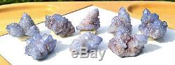 SPECIAL $ Tanzine Aura Spirit Quartz 1 Lot 8 Clusters