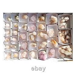 SPIRIT QUARTZ Cactus Crystal Citrine and White Wholesale 34 pcs CCFlat69