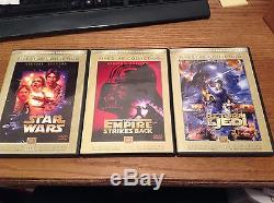 Star Wars Five Star Collection Special Edition 3 DVD Set Return, Empire, New H