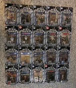 STAR WARS THE ORIGINAL TRILOGY COLLECTION Lot of 20 Action Figures Mint on Card