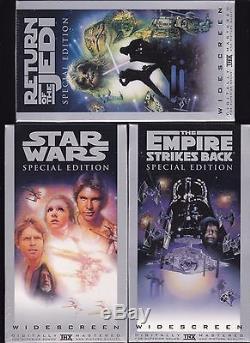 STAR WARS Trilogy SELaserdisc Box Set, Limited #'d VHS Set+3CD Soundtracks&Book
