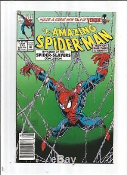 Secret Wars #8 CGC 9.0 Venom Lot & Bonus Amazing Spider-man #373-#375 VF+/NM