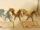 Set Of 3 Jah Breyer Horse Fanfare Florentine-gold Charm-copenhagen Decorators