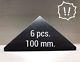 Shungite Pyramid 100 Mm (6 Pcs) Wholesale Against Emf Natural Protection Healing