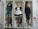 Silkstone Barbie Career Collection Lot Of 3 Usherette French Maid Stewardess Ec