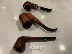 Six (6) Mastro de Paja Handmade Pipes as a Lot AS IS Condition