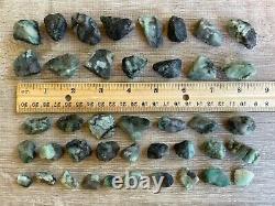 Small Emerald Rough Natural Stones, 0.5-1.25 Raw Emerald, Wholesale Bulk Lot