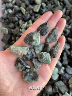 Small Emerald Rough Natural Stones, 0.5-1.25 Raw Emerald, Wholesale Bulk Lot