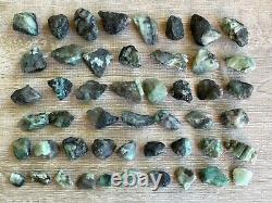 Small Emerald Rough Natural Stones, 0.5-1.25 Raw Emerald, Wholesale Bulk Lot