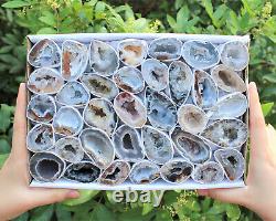 Small Oco Agate Geodes, Natural Crystal Druzy Halves, Bulk Wholesale Lots