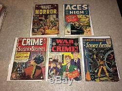 Small collection of great EC books. VOH 29, ICF 33, Crime SuspenStories 6 +more