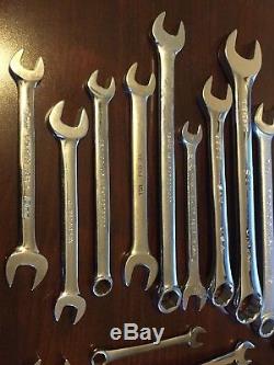 Snap On, Blue-Point, Proto, SK & Mac Tools 22 Piece Wrench Mechanics Tool Lot