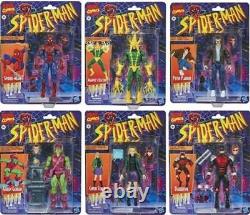 Spider-Man Marvel Legends Retro Collection Wave 1 Set of 6 (NEWithUNOPENED)