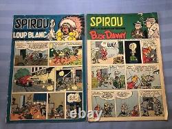 Spirou 1956 Weekly French Editions, set of 25, used good