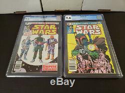 Star Wars #42 / #68 CGC 9.6 WH NEWSTAND 1st 2nd Boba Fett Marvel 1980 1983