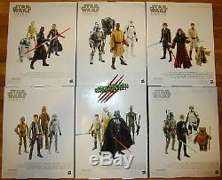 Star Wars Digital Release Commemorative Collection Figures Set Saga 1977 2015