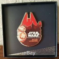 Star Wars Galaxy's Edge Disney Pin Bundle Opening Day Jumbo Pin, Limited LE & LR