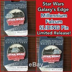 Star Wars Galaxy's Edge Disney Pin Bundle Opening Day Jumbo Pin, Limited LE & LR